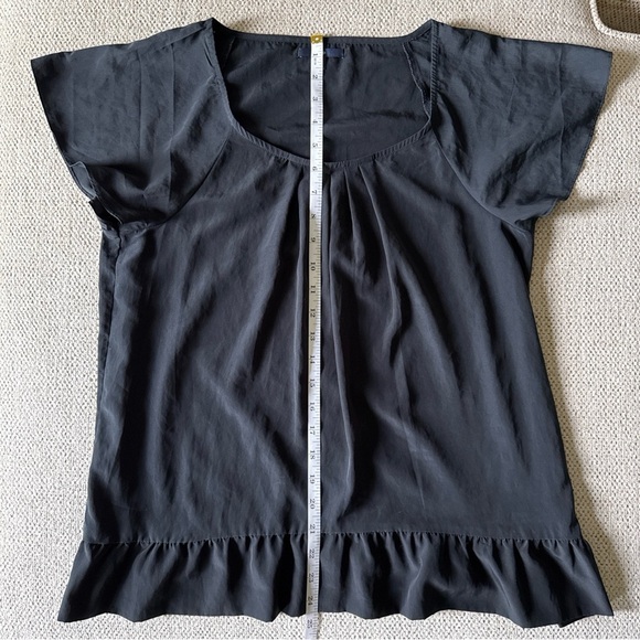 Gap Womens Black Short Sleeve Blouse Size M - Picture 6 of 7